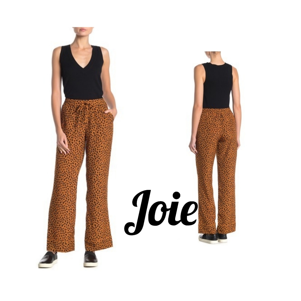 NWT Joie Daltona Drawstring Print Pants Sz Xs